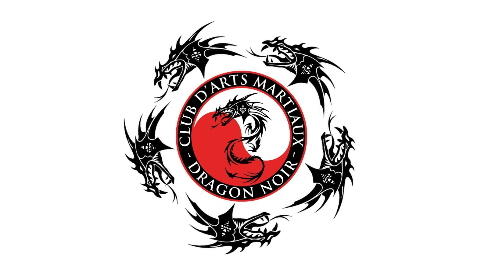 Logo Club d'arts martiaux Dragon Noir